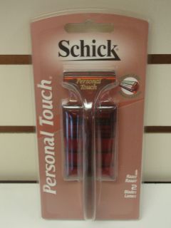 Schick Personal Touch Razor with 2 Blades Twin Blade Cartridge System