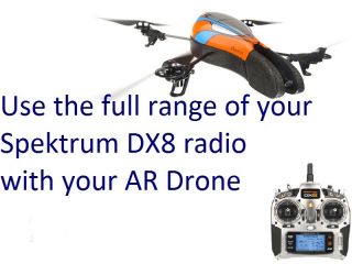 AR Drone RC 2 4 GHz Spektrum DX8 Receiver Kit aka The MacGyver Mod
