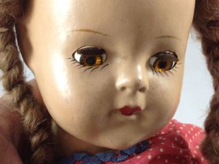 Vintage Composite Doll No Markings