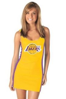 Lakers Laker Girls Cheerleader Costume Tank Dress Sexy Outfit