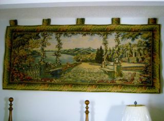 Home Wall Decor Italian European Tapestry of Lake Como