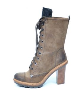 Prada Brown Suede Worker Boots Shoes UK 3 5 US 6 5 EU 36 6 BNWT Box