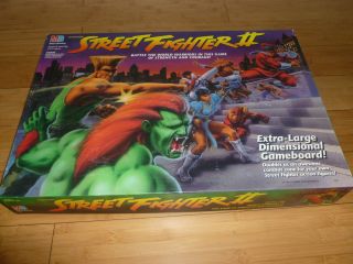 Street Fighter II Complete Board Game Milton Bradley Capcom