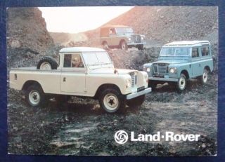 Land Rover Series III Sales Brochure Feb 1977 3252