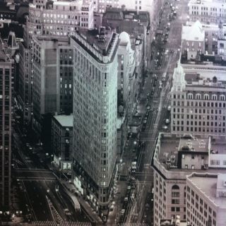 Large NYC Picture Wall Canvas Flatiron Building New York 78 x 55