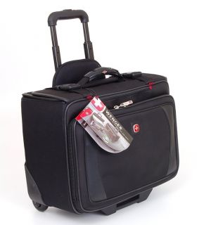 Wenger Swiss Wheeled Catalog Briefcase Fits 17 Laptops