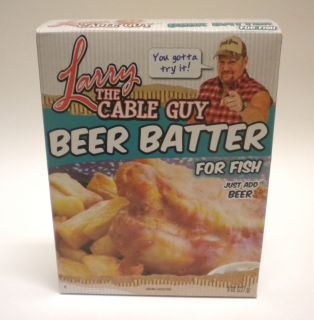 Larry the Cable Guy Beer Batter for Fish Mix 8 oz Just Add Beer Git R