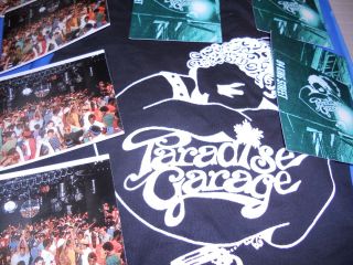 Paradise Garage Memorabelia Postcards Free T Shirt Larry Levan