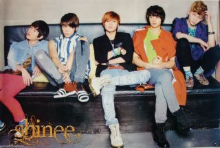 Sitting on Black Sofa Asian Poster K Pop Music Korean Boy Band