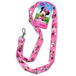 6pcs Disney Minnie Mouse Pin Trading Keychain Lanyards 18