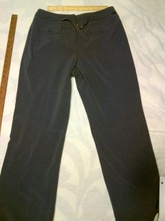 Larry Levine Stretch Gray Dress Pants Size 12P