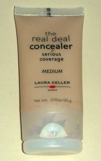 Laura Geller Real Deal Concealer (MEDIUM)   Full Size .70 oz.   New