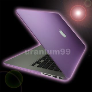 Case Plastic Pruple 13  13.3  Apple MacBook Air Laptop Notebook Mac