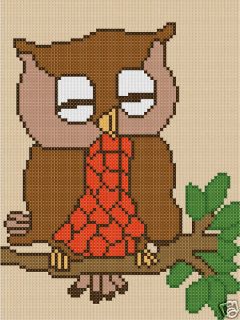 Owl 20x27 Latch Hook Kit