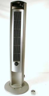 Lasko 2551 Wind Curve Platinum Tower Fan With Remote Control and Fresh