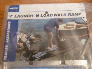 Boat Trailer Walk Ramp   Launch N Load 2 Ramp   Trailer Accessory by