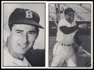 1953 Bowman Baseball Extension Card Set Mantle Mays