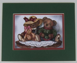 Country Bears Lauri Korsgaden Matted Country Pictures Print for