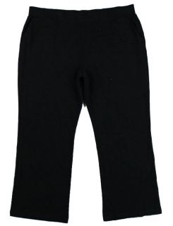 New Lauren by Ralph Lauren Womens Plus Size Black Corduroy Pants Sz 3X