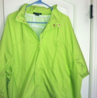 LAUREN by Ralph Lauren Bright Green Windbreaker jacket 2X Plus size
