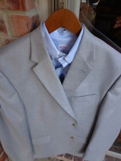 Chaps Ralph Lauren Gray Slim Fit Mens Blazer Suit Sport Coat Jacket