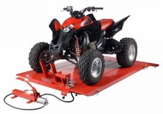 LB Air Hydraulic Lift Hoist Jack Motorcycle Lawn Mower ATV Tractor XUV