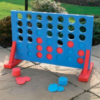 Outdoor Garden Games Connect 4 to Win Classic Game of Skill
