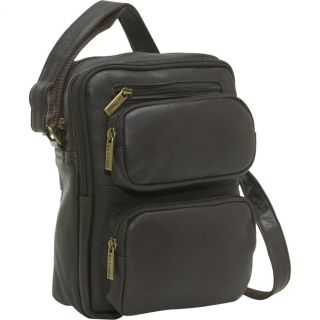 Le Donne Leather Multi Pocket Organizer Man Bag