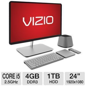  A1 All In One PC Desktop Computer 24 HD LCD Monitor Core i5 4GB 1TB