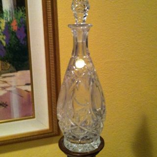 Princess House Lead Crystal Decanter, West Germany, Perfect Christmas