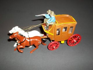 JOHILLCO STAGECOACH JOHN HILL COMPANY LEAD WESTERN TOY SOLDIER
