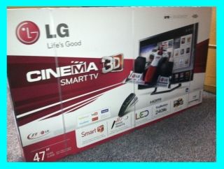 LG 47LM8600 47 1080p 240Hz 3D 9M 1 LED LCD HDTV Smart TV w Built in