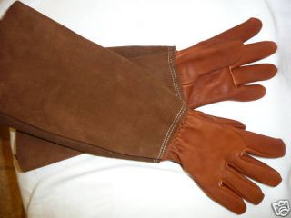 7999 Large Goatskin Leather Rose Gardening Gloves USA