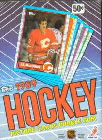 1989 Topps Hockey Wax Box 36 Packs Poss Sakic Leetch RC