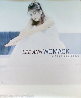 Lee Ann Womack 2000 I Hope You Dance Store Poster