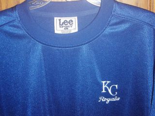 Vtg Lee Sports Kansas City Royals MLB Shirt Jersey Throwback L M