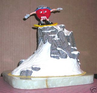 Ron Lee Red M M Snow Boarding Figurine Le Mint