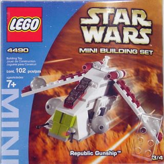 New Lego Star Wars Republic Gunship Mini 4490