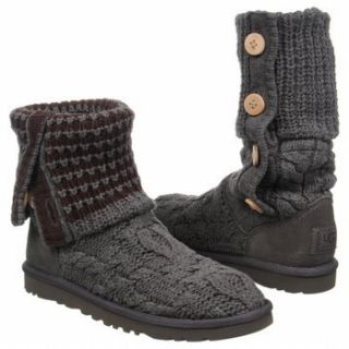 NEW Ugg Leland Womens GREY Boots Charcoal Espresso Size 7 SHIPS