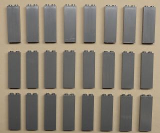  Lego Gray Brick Panel 1x2x5 Walls CASTLE PARTS LOT Dark Bluish Gray