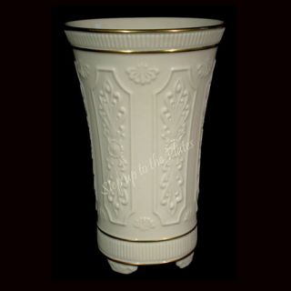 Lenox Versailles Footed Embossed Carved Vintage Vase