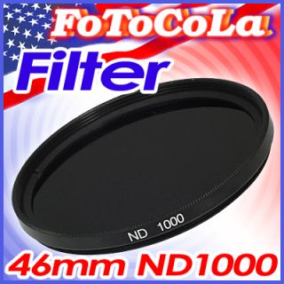 Density Optical Grade ND ND1000 Filter for Digital Camera Lens