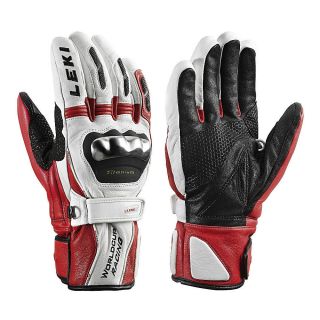 Leki World Cup Racing Titanium S Ski Racing Gloves X Large White Red