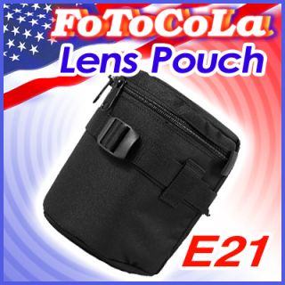 Padded Camera Lens Bag Case Cover Pouch Protector E21