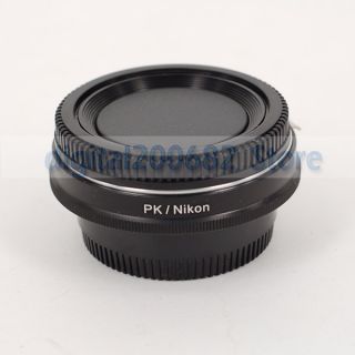 Pentax PK Lens to Nikon DSLR Body Mount Adapter Ring