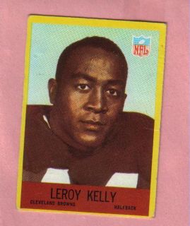 1967 Philadelphia HOF Rookie 43 Leroy Kelly Browns
