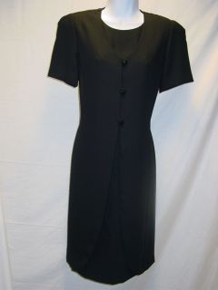 Dresses Leslie Fay Black Petite Dress Size 8P