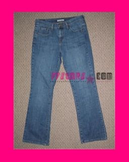 Levis 515 Low Rise Bootcut Jeans Womens 4 Short Petite