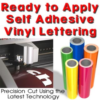 Adhesive Vinyl Lettering Words Letters Signwriting