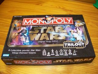 Star Wars Monopoly Original Trilogy Edition Monopoly Game